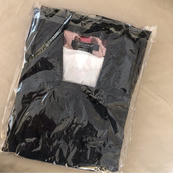 Sandro jean Jacket double breasted peplum - Picture 13 of 13